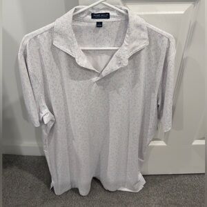 Peter Millar Men's White Crown Crafted Polo Shirt